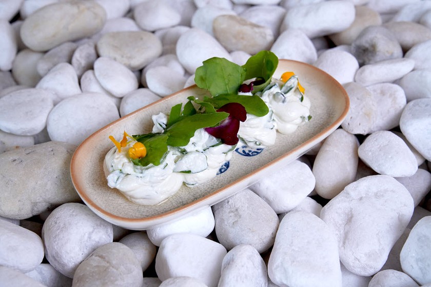 Purslane with Yoghurt